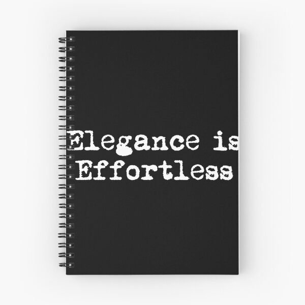 Item preview, Elegance is Effortless designed and sold by Ninjacatoff.