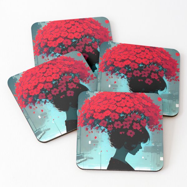 Item preview, Flower Field Illustration Design 5 designed and sold by Domo-Design.