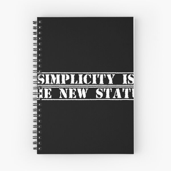 Item preview, Simplicity is the New Status designed and sold by Ninjacatoff.