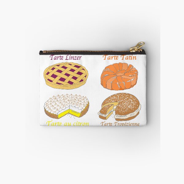 Item preview, French Tarts – Delicious Illustration of 4 Classic Desserts designed and sold by CecileLenam.