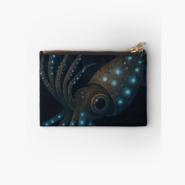 Item preview, Firefly Squid Bioluminescent Deep Sea Creature – Glowing Ocean designed and sold by NocturnalNook.