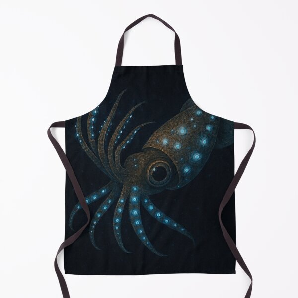 Item preview, Firefly Squid Bioluminescent Deep Sea Creature – Glowing Ocean designed and sold by NocturnalNook.