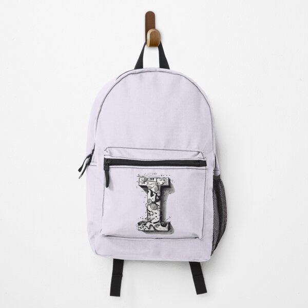 Item preview, Monogram Letter I – Black and White Doodle Alphabet Initial designed and sold by -justb-.
