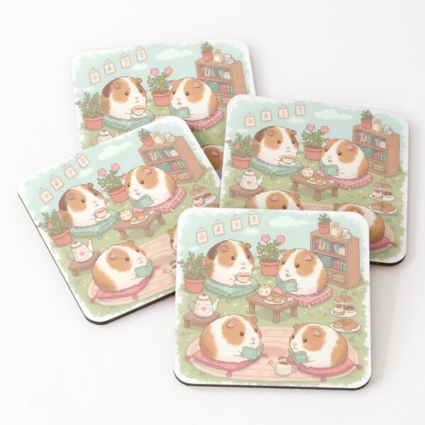 Item preview, Guinea Pig Daily Life | Cute Kawaii Illustration Series designed and sold by Simple_Lines2025.