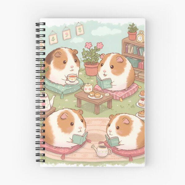 Item preview, Guinea Pig Daily Life | Cute Kawaii Illustration Series designed and sold by Simple_Lines2025.
