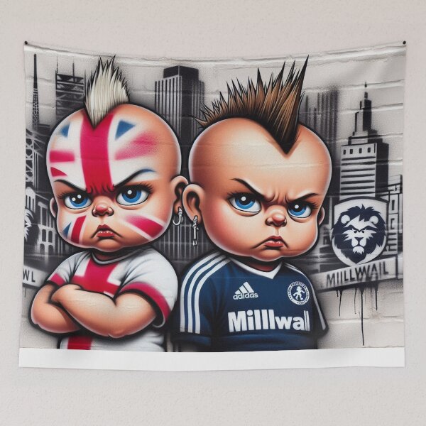 Item preview, Millwall FC Tough Baby - Premier League Football Soccer Club designed and sold by urbanriot.