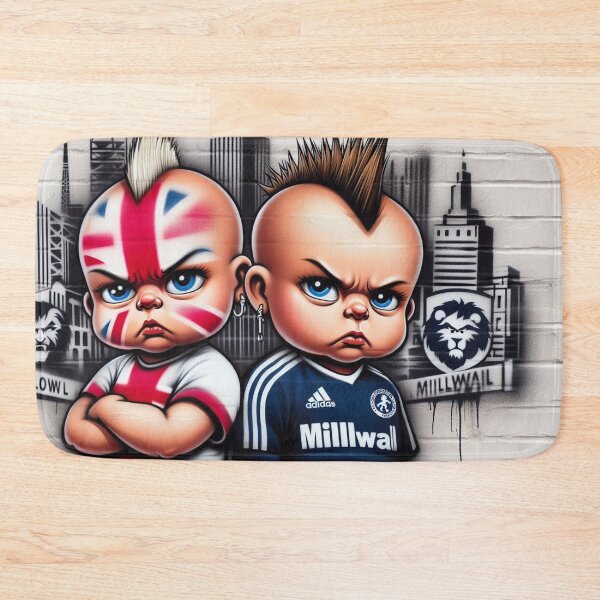 Item preview, Millwall FC Tough Baby - Premier League Football Soccer Club designed and sold by urbanriot.