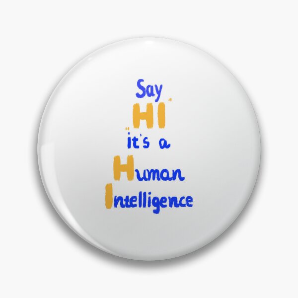Item preview, Human Intelligence  designed and sold by Creative Hand Drawn Digital Art.