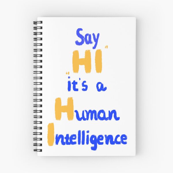 Item preview, Human Intelligence  designed and sold by Creative Hand Drawn Digital Art.