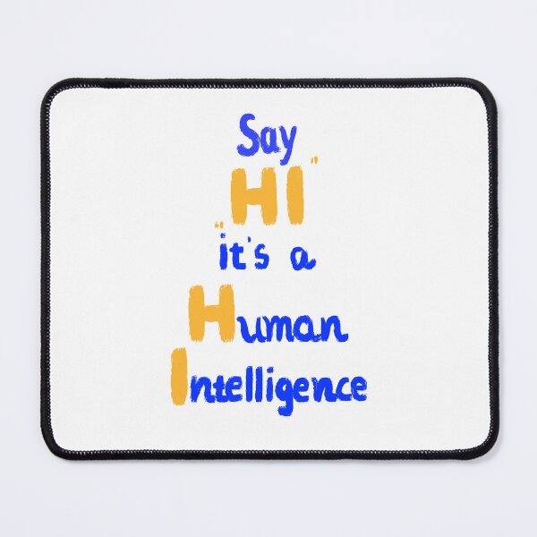 Item preview, Human Intelligence designed and sold by Creative Hand Drawn Digital Art.