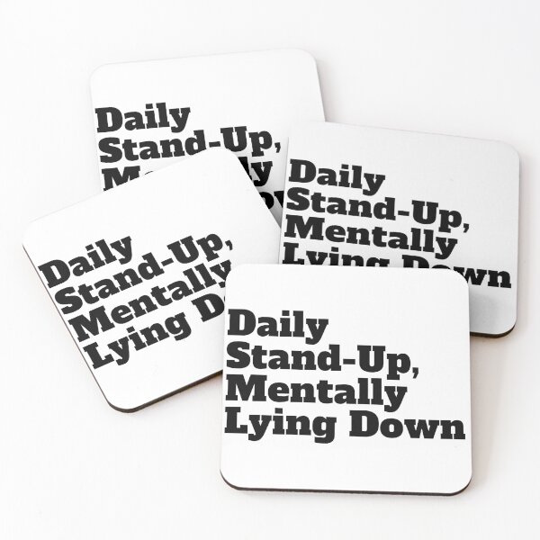 Item preview, Funny Work Vibes - Daily Stand-Up, Perfect for Office, Snarky Gift for Coworkers, Birthday Mug, Tea Lovers, Humorous Work From Home designed and sold by rroulette77.