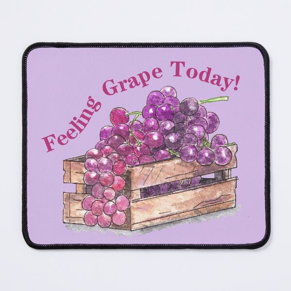 Item preview, Funny Grape Pun Illustration – Cute Fruit Art for Food Lovers designed and sold by Green2711.