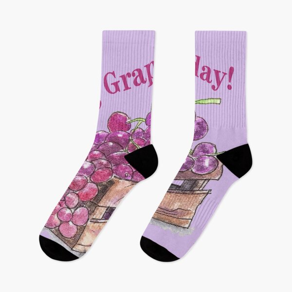 Item preview, Funny Grape Pun Illustration – Cute Fruit Art for Food Lovers designed and sold by Green2711.
