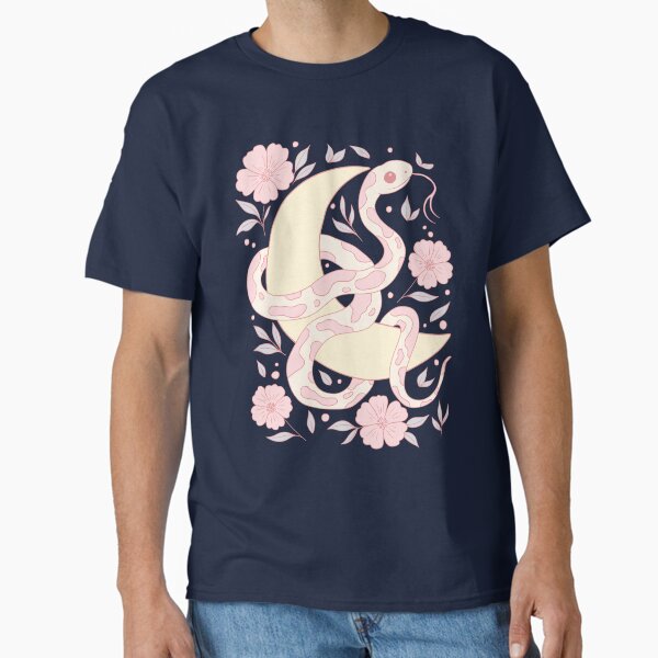 Item preview, Pastel Snake with Moon and Flowers designed and sold by Jess.a.creates.