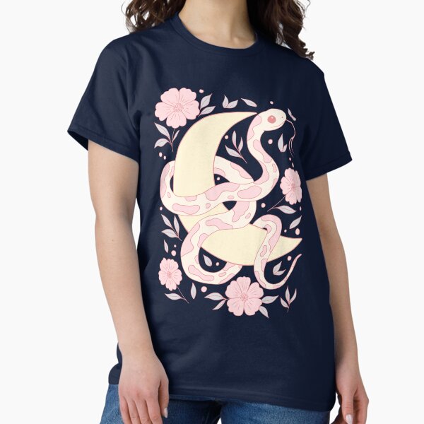 Item preview, Pastel Snake with Moon and Flowers designed and sold by Jess.a.creates.