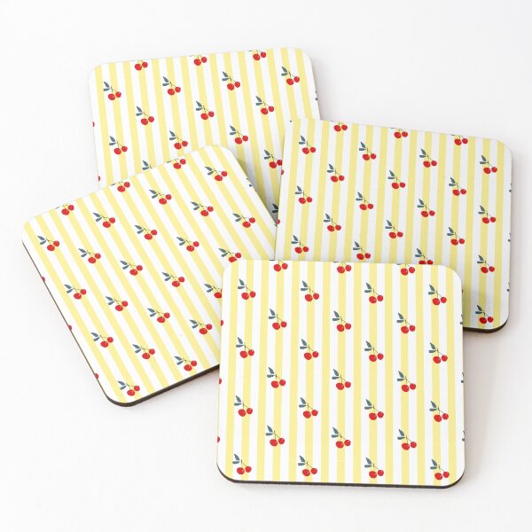 Item preview, Bold Cherry Stripe – Retro Pattern Design designed and sold by printogoal.