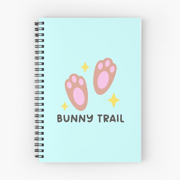 Item preview, Bunny Trail – Kawaii Easter Paw Prints with Sparkles and Sweet Style designed and sold by BubiStudio.