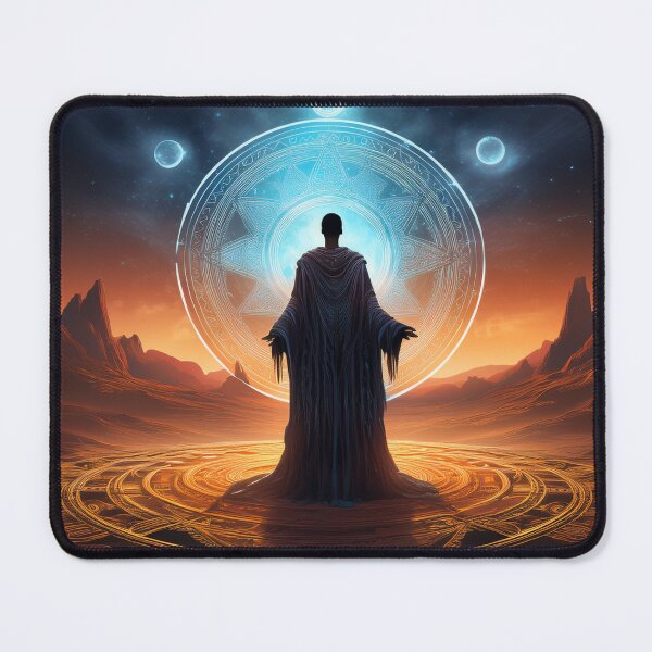 Item preview, The Alchemist of Eternal Silence – Realistic and Mystical Spiritual Art designed and sold by HighestMind_888.