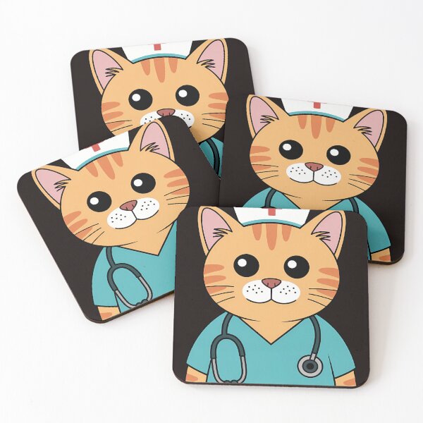 Item preview, Adorable Cat Nurse Design for Animal Lovers Funny Cats Lover designed and sold by MAKOPOKOShop.