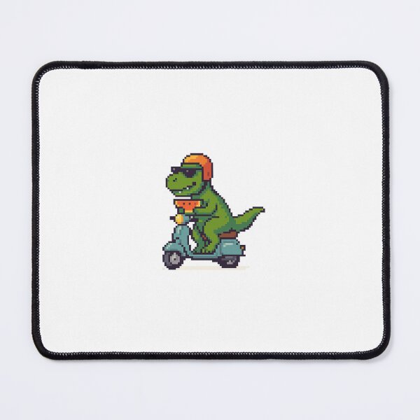 Item preview, Vacation Raptor – Pixel Art Dinosaur on Scooter T-Shirt designed and sold by Arcade-Raptors.