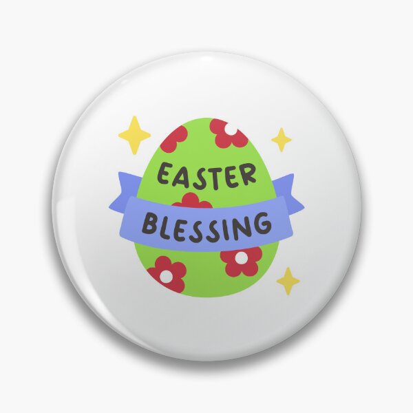 Item preview, Easter Blessing – Sparkly Green Egg with Floral Design and Sweet Vibes designed and sold by BubiStudio.