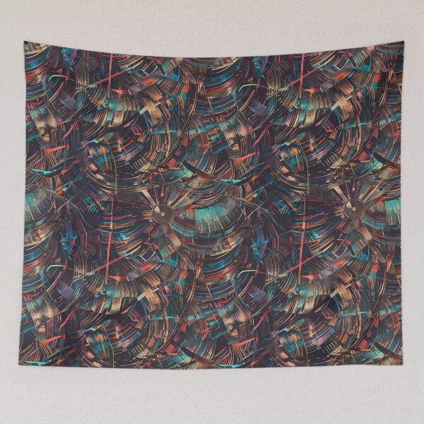 Item preview, Abstract Colorful Geometric Pattern Featuring Dynamic Circular Motifs and Vibrant Textures designed and sold by CoolPixels.