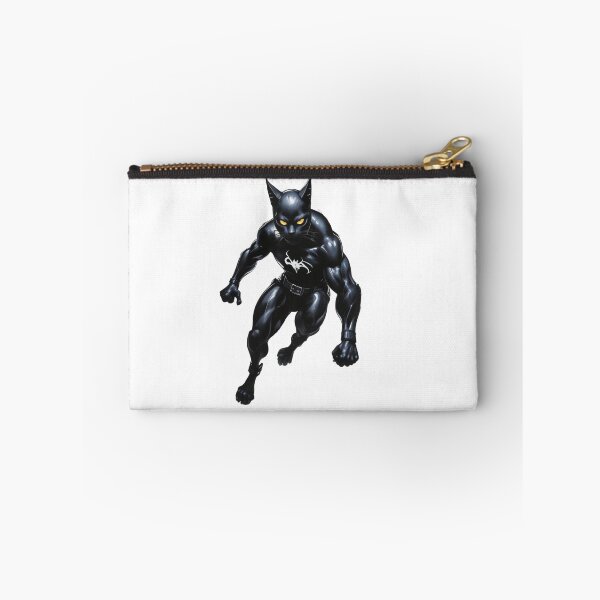 Item preview, Black cat Superhero Cat in Action designed and sold by latelierdechris.