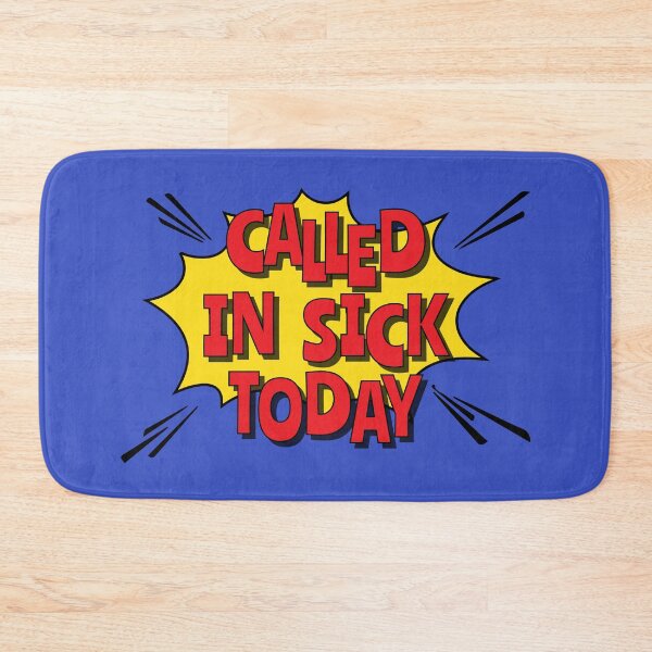 Item preview, Called in Sick Today Office Workplace Skiver Quote designed and sold by HotHibiscus.