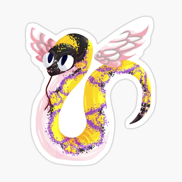 Item preview, Nonbinary Amphiptere designed and sold by ac-CELL-erate.