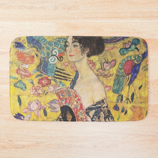 Item preview, Gustav Klimt Woman with Fan designed and sold by maniacfitness.