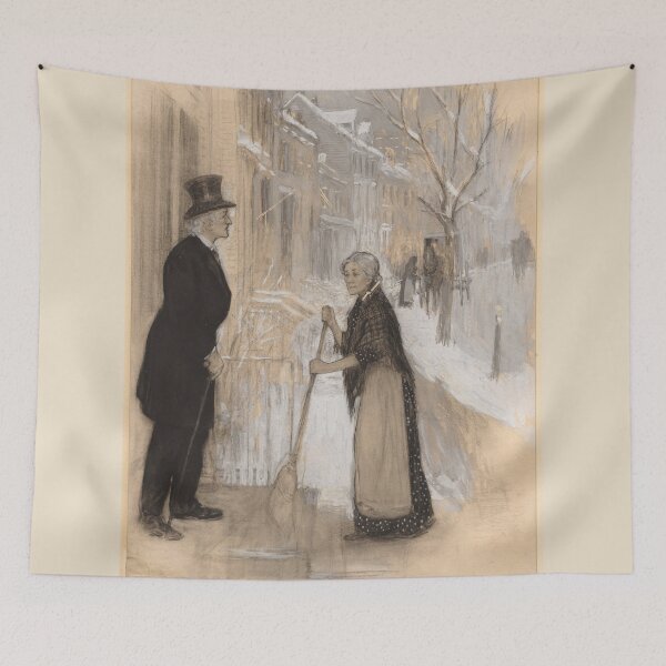 Item preview, An Old Man Had Come out of One of the Houses, from Not Honorably Discharged, 1904. William Leroy Jacobs (American, 1869–1917 designed and sold by Vintage Designs +.