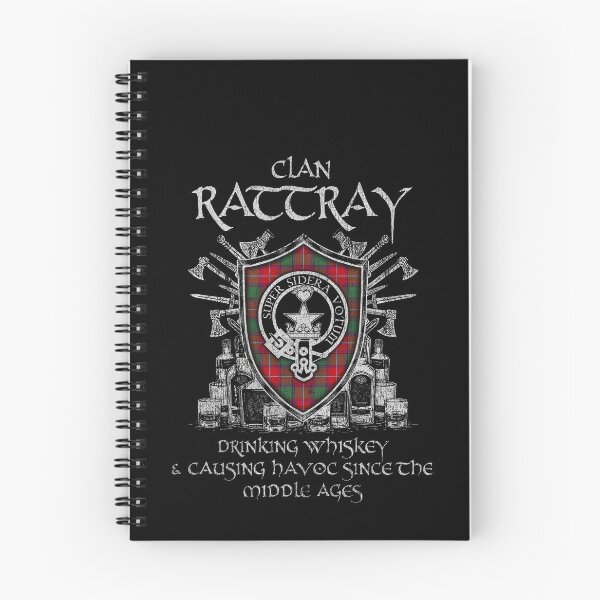 Item preview, Clan Rattray drinking whiskey and causing havoc heritage crest tartan plaid designed and sold by Clan1093.