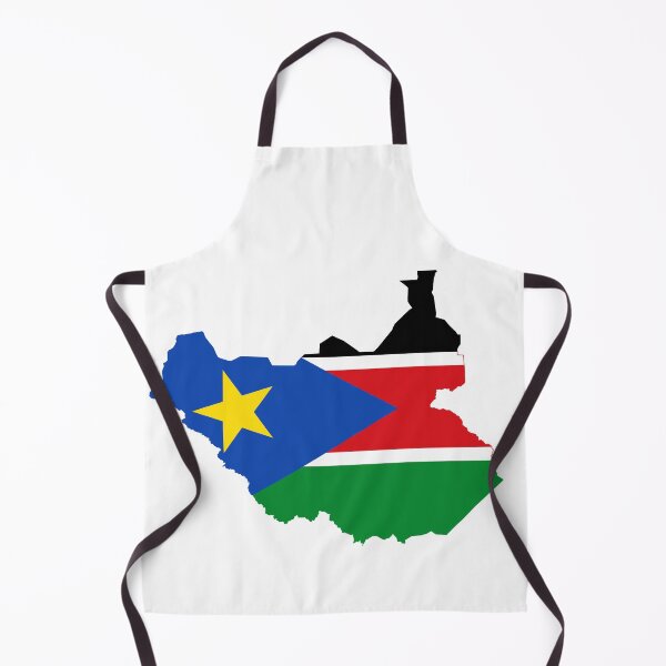 Item preview, Flag map of South Sudan designed and sold by Beluga Cat.