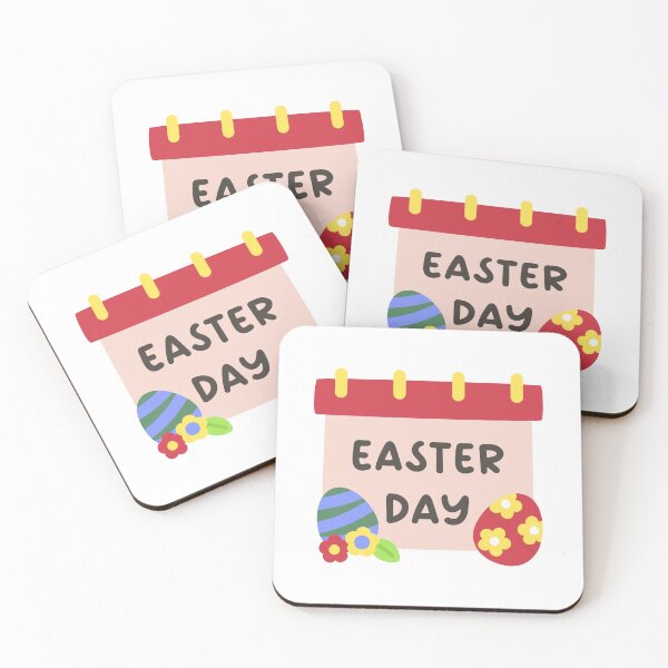 Item preview, Easter Day Calendar with Decorated Eggs and Cute Spring Style designed and sold by BubiStudio.
