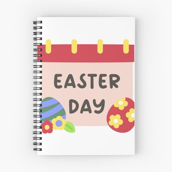 Item preview, Easter Day Calendar with Decorated Eggs and Cute Spring Style designed and sold by BubiStudio.