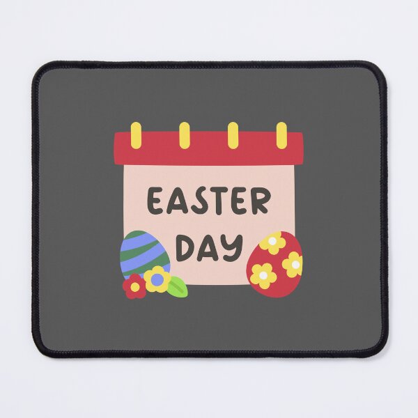 Item preview, Easter Day Calendar with Decorated Eggs and Cute Spring Style designed and sold by BubiStudio.
