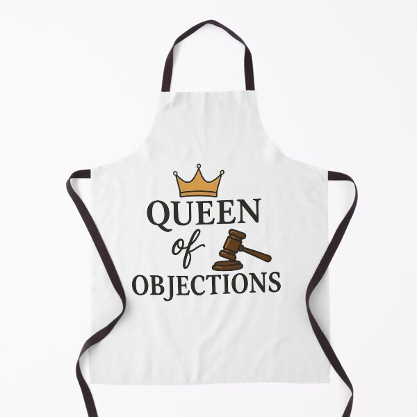 Item preview, Queen of Objections – Sassy Lawyer Crown & Gavel Design designed and sold by Luxe & Lovely Finds.