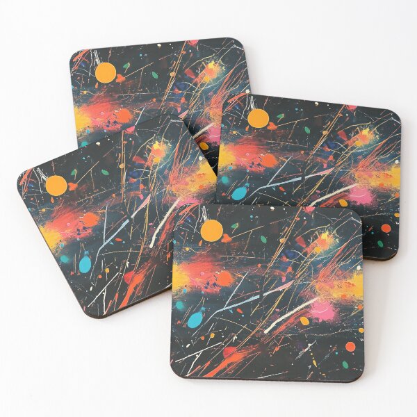 Artikelvorschau, Dynamic Abstract Vibrant Splash Art entworfen und verkauft von SylvieVibes.