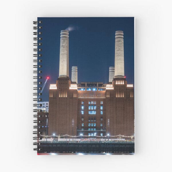 Item preview, Battersea Power Station on the River Thames at night designed and sold by WorldScenery.