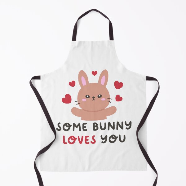 Item preview, Some Bunny Loves You – Kawaii Rabbit Surrounded by Red Hearts designed and sold by BubiStudio.