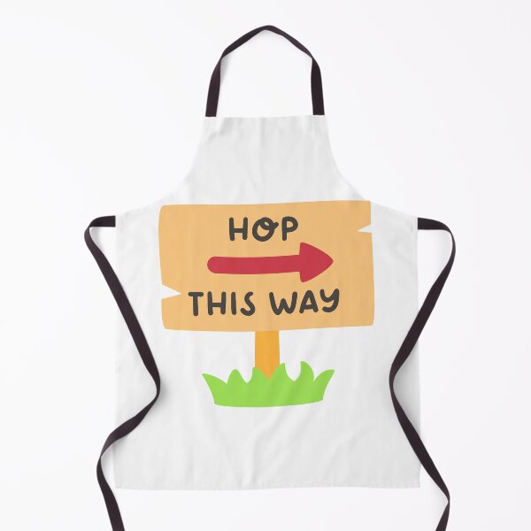 Item preview, Hop This Way – Directional Sign with Arrow and Playful Text designed and sold by BubiStudio.