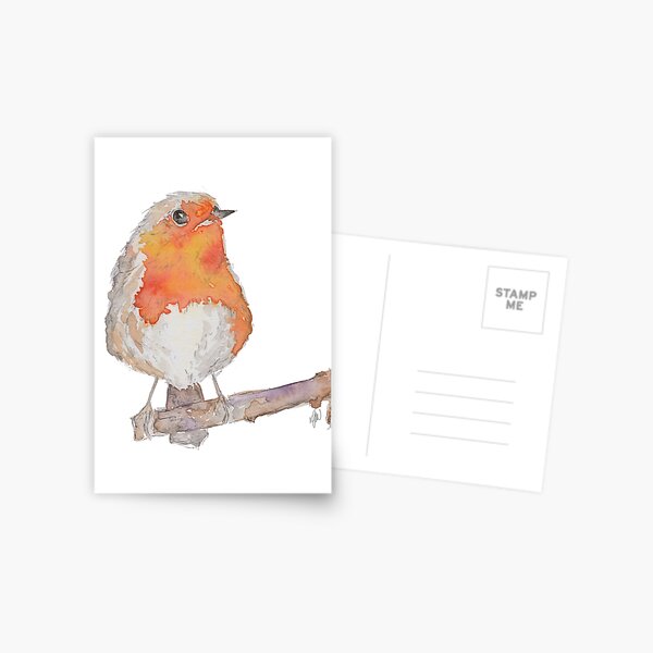 Item preview, Watercolour Robin designed and sold by Studio Lisa Jayne.