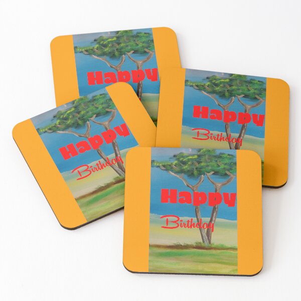 Item preview, Nature’s Party Spot: Happy Birthday Under the Acacia designed and sold by annenambiro.