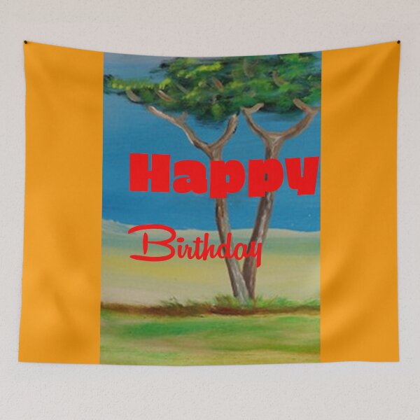 Item preview, Nature’s Party Spot: Happy Birthday Under the Acacia designed and sold by annenambiro.