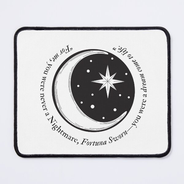 Item preview, Fortuna Sworn Quote designed and sold by BookishApparell.