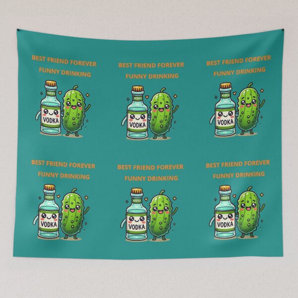 Item preview, Best Friend Forever Funny Drinking designed and sold by TrendsLook.