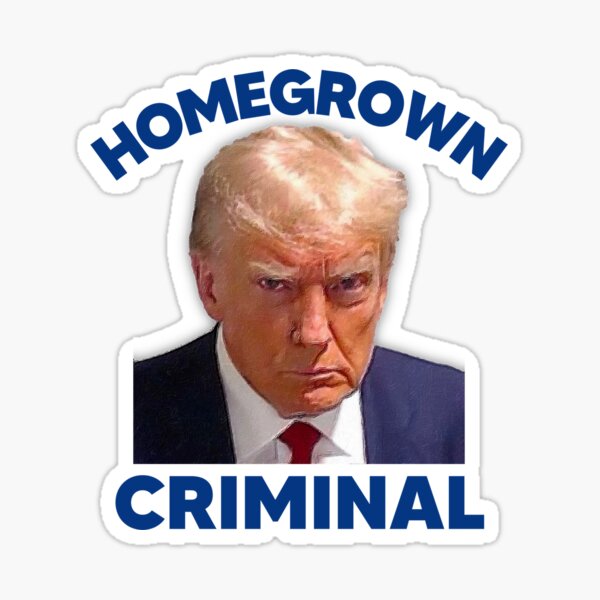 Item preview, Homegrown Criminal Donald Trump El Salvador Prison  designed and sold by The Junto Shop.