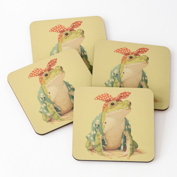 Item preview, Polka Dot Frog Fashionista designed and sold by junkydotcom.