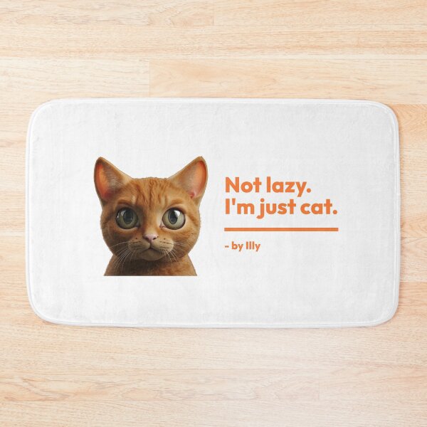 Item preview, Illy - 3D Short Hair Ginger Cat Face – Cute Orange Kitty with Big Eyes designed and sold by iamwonderkitty.