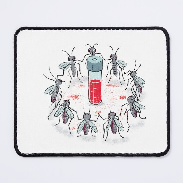 Item preview, Dancing Mosquitoes Around a Blood Sample designed and sold by Teo D..